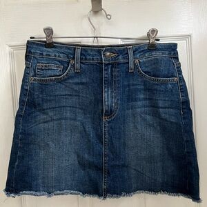 Just Black Dark Blue Mini Skirt